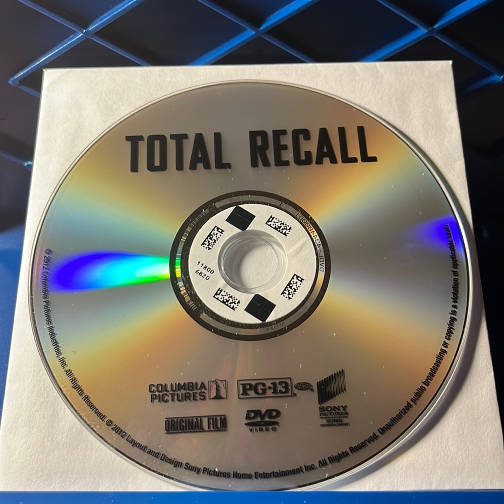 Total Recall dvd
